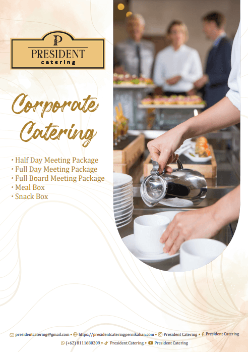 Sampul katalog Corporate President Catering