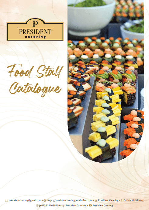 Sampul katalog Food Stall President Catering